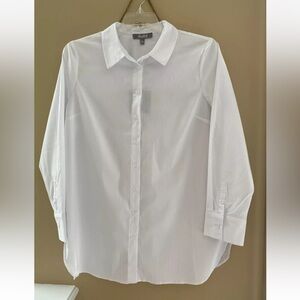 MARLED WOMEN'S WHITE BUTTON UP SHIRT